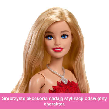 Barbie Mattel 80-lecie Rubinowa sukienka Lalka kolekcjonerska Zabawka 3+ - Bild 4 von 6