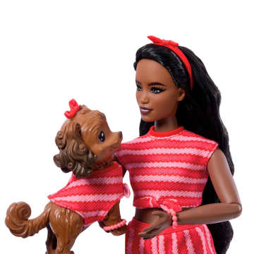 Barbie Jednakowa stylizacja Lalka i piesek – Paski Zestaw lalka, figurka i akcesoria Zabawka 3+ - Bild 4 von 5