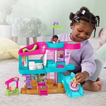 Fisher-Price Little People Barbie Strandhaus Kleinkinder-Spielset Mit Figuren Und Zubehör - Image 2 of 6