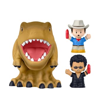 Fisher-Price Little People Collector Jurassic Park Film-Sondereditionsset Mit Dinosaurier Für Erwachsene Und Fans - Imagen 5 de 6