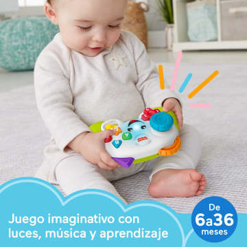 Mi Primer Mando De Consola De Laugh & Learn, De Fisher-Price, Juguete Musical Para Bebés Con Luces, Versión Multilingüe