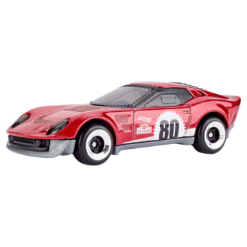 Hot Wheels Confezione Da 5 Macchinine Core Mattel Per L'80 Anniversario in Scala 1:64 Con Decorazioni Da Collezione