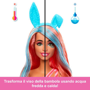 Barbie Pop Reveal Serie Frullati, Bambola Gattino Profumata, Set Bambola E Accessori - Imagen 5 de 6