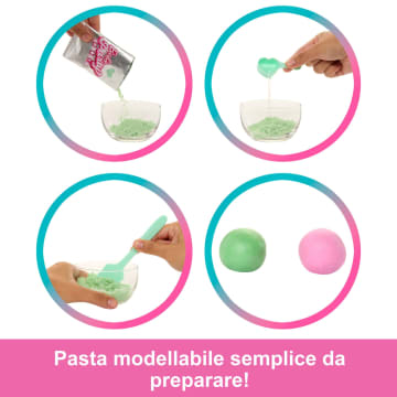 Barbie Party Unboxed, Serie Compleanno Del Cucciolo, Bambola Shimmerin’ Hearts E Accessori, Con 10 Sorprese