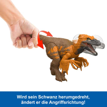 Jurassic World: Die Wiedergeburt Wild Roar Utahraptor Dinosaurierspielzeug Mit Schwanzgesteuertem Beiß-Angriff Und Brüllgeräusch - Image 4 of 6