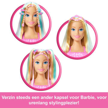 Barbie Kappop, Blond Haar Met 20+ Haarstyling-Accessoires - Image 4 of 6