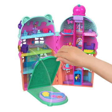 Polly Pocket Puppen Und Spielset, Gelateria-Haus Mit Aufzug, Eiscreme-Thema Mit Über 25 Zubehörteilen Inklusive Möbeln Und Tieren. - Image 3 of 6