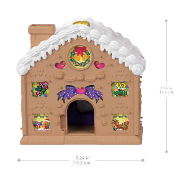 Polly Pocket Doll And Playset Advent Calendar, Diy Gingerbread House With Dollhouse Furniture, And 24+ Holiday Accessories
