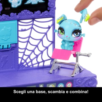 Monster High Frankie Stein Il Laboratorio Dei Cuccioli, Playset Con Bambola E Oltre 30 Accessori Per Innumerevoli Combinazioni Di Cuccioli - Bild 2 von 6