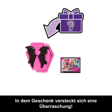 Monster High Scary Sweet Birthday Draculaura-Puppe Im Partykleid Mit Ballon Und Geschenk