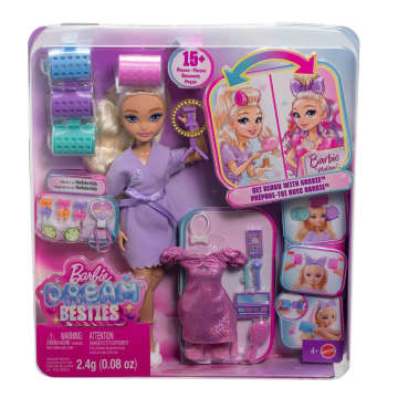 Barbie Dream Besties Malibu Wyszykuj się ze mną Lalka + akcesoria Zestaw Zabawka 4+ - Image 6 of 6