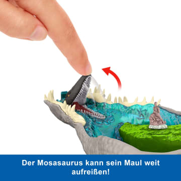 Jurassic World Rebirth, Kleines Abenteuer-Spielset in Form Eines Spinosaurus-Kopfes, Interaktive Funktionen Und Figuren