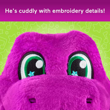 Fisher-Price Barney's World Sing Along Barney Plush, 10.5-Inch Figure, Songs, Sounds & Soft Texture - Image 5 of 6