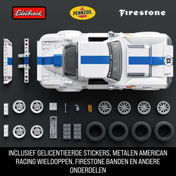 Mattel Brick Shop Hot Wheels Corvette Grand Sport, Bouwspeelgoed (918 Onderdelen), Voor Verzamelaars - Imagen 4 de 6