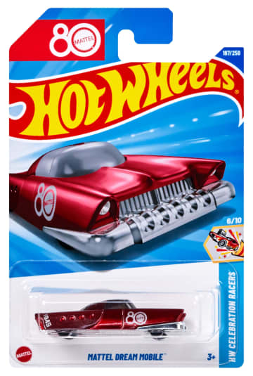 Hot Wheels Mattel Dream Mobile, Verzamelobject, Speelgoedauto (Schaal 1:64) Ter Ere Van 80ste Verjaardag Van Mattel