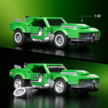Hot Wheels Coffret De Construction Custom Camaro 1968 Mattel Brick Shop - Bild 3 von 6
