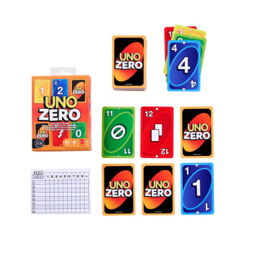 Mattel Games-UNO Zero-Jeu De Cartes Avec Carnet De Scores - Bild 3 von 6