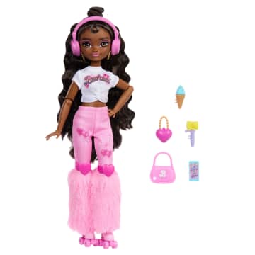 Rüya Arkadaşlar Patenci Barbie 'Brooklyn' Bebek Ile Müzik Ve Video Temalı 9 Aksesuar - Image 3 of 5