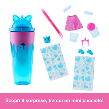 Barbie Pop Reveal Serie Frullati, Bambola Unicorno Profumata, Set Bambola E Accessori
