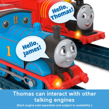 Thomas & Friends By Fisher-Price Talking Thomas Train Engine, Battery-Powered Toy - Bild 2 von 4