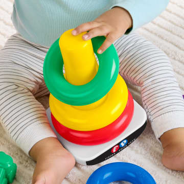 Fisher-Price Baby-Spielzeug Farbring-Pyramide Und Perlen Zum Zusammenstecken Set, Mattel Replay The Classics Kollektion