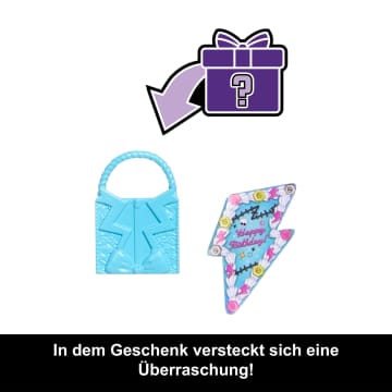 Monster High Scary Sweet Birthday Frankie Stein-Puppe Im Partykleid Mit Ballon Und Geschenk - Image 3 of 6