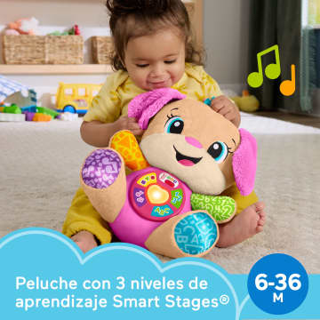 Juguete De Aprendizaje Musical Perrita Con Smart Stages De Laugh & Learn De Fisher-Price, Peluche Rosa Para Bebés En Versión Multilingüe - Image 2 of 6
