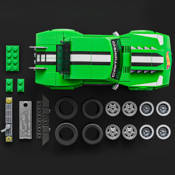 Hot Wheels Coffret De Construction Custom Camaro 1968 Mattel Brick Shop - Bild 4 von 6