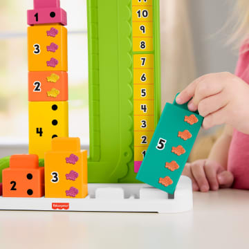 Fisher-Price Εκπαιδευτικό Κροκοδειλάκι Με 10 Κύβους Για Παιδιά Προσχολικής Ηλικίας