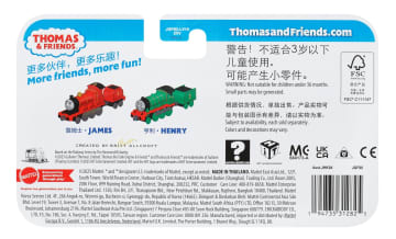 Thomas & Friends By Fisher-Price Large Die-Cast James Engine, Push-Along Toy Train & Cargo Car