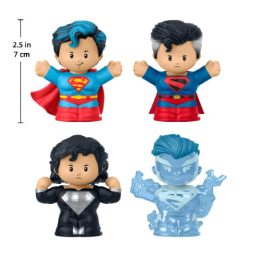 Little People Collector Superman Through The Ages Special Edition Set For Adults & Fans, 4 Figures - Image 5 of 6
