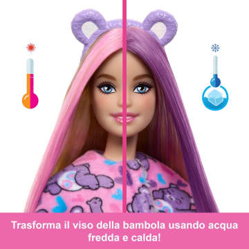 Bambola Barbie Cutie Reveal Serie Care Bears Con Accessori in Costume Di Peluche Share Bear, 10 Sorprese