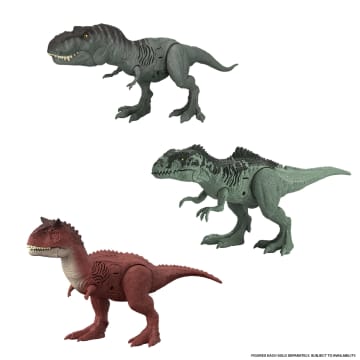 Jurassic World Sound Surge Dinozaur podstawowy z dźwiękiem 30 cm Figurka Zabawka 4+ Mix
