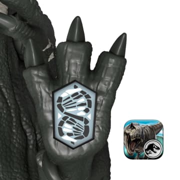 Jurassic World Figurine Stégosaure Géants Féroces – 35,5 Cm – 2 Attaques + Évolution – Scan App