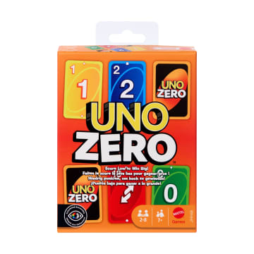 Mattel Games-UNO Zero-Jeu De Cartes Avec Carnet De Scores