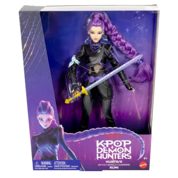 KPop Demon Hunters HUNTR/X Muñeca de Rumi de batalla | Mattel