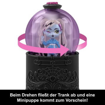 Monster High-Zaubertränke Kristallkugel Minipuppen, Enthüllung Einer Überraschungsfigur (Figuren Können Abweichen)