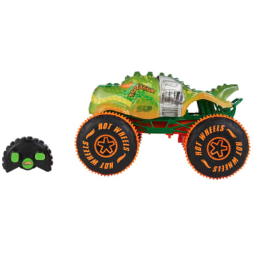 Hot Wheels Monster Trucks RC Rageasaur Todoterreno De Juguete Con Control Remoto Y Pilas A Escala 1:15 - Image 4 of 5