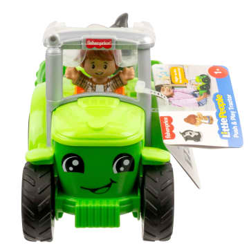 Tractor De Little People De Fisher-Price, Vehículo Musical De Granja, Juego De Arrastre, 2 Figuras Para Peques - Bild 6 von 6