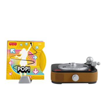 Fisher-Price Gramofon Malucha Muzyczna zabawka interaktywna dla dzieci 3+ Polska wersja językowa