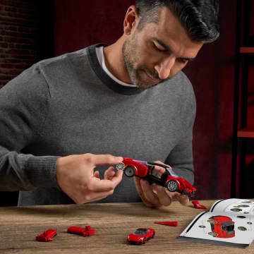 Conjunto De Construcción Del Maserati Mc20 De Hot Wheels De Mattel Brick Shop (250 Piezas) Para Coleccionistas