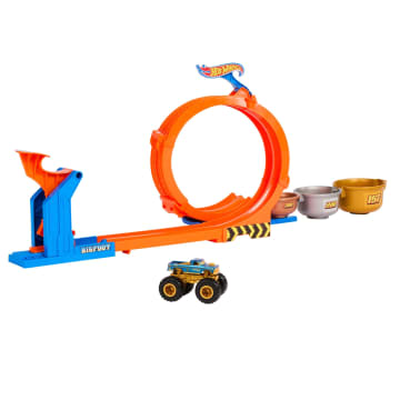 Hot Wheels Monster Trucks Σετ Πίστα Με Λουπ Και Μεταλλικό Όχημα Bigfoot