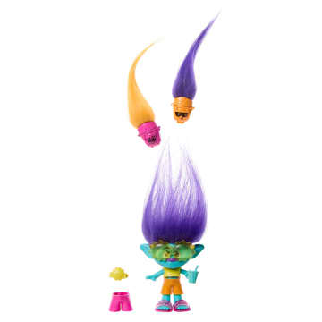 Dreamworks Trolls Band Together Hair Pops™ Branch Small Doll & Accessories, Toys Inspired By The Movie