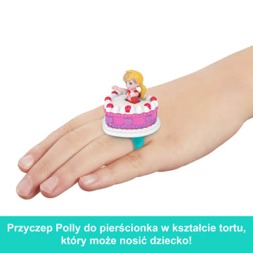 Polly Pocket 80-lecie Mattel Rocznicowy zestaw kompaktowy + pierścionek dla dziecka i mikro lalka Zabawka 4+ - Image 2 of 6