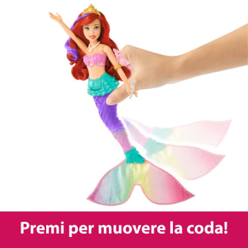 Disney Princess Ariel Bambola Sirena Che Nuota