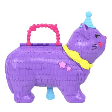 Polly Pocket Gattino Delle Feste, Playset Con 2 Mini Bambole, 23 Accessori A Sorpresa, Tra Cui Cuccioli, Festa Di Compleanno Con Giro Sulla Ruota Panoramica - Image 3 of 6