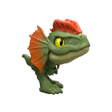 Jurassic World Mighty Little Biters Dinosaur Toy With Bite Action, Eye Change, Collectible Figure