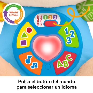 Juguete De Aprendizaje Musical Perrito Con Smart Stages De Laugh & Learn De Fisher-Price, Peluche Para Bebés En Versión Multilingüe