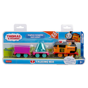 Thomas & Friends Talking Nia Toy Train, Motorized Engine With Phrases & Sounds, Uk English Version - Image 6 of 6