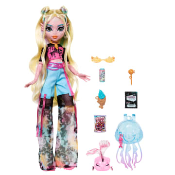 Evcil Hayvanı Neptuna Ve Aksesuarlarıyla Monster High Lagoona Blue Bebek - Image 4 of 6
